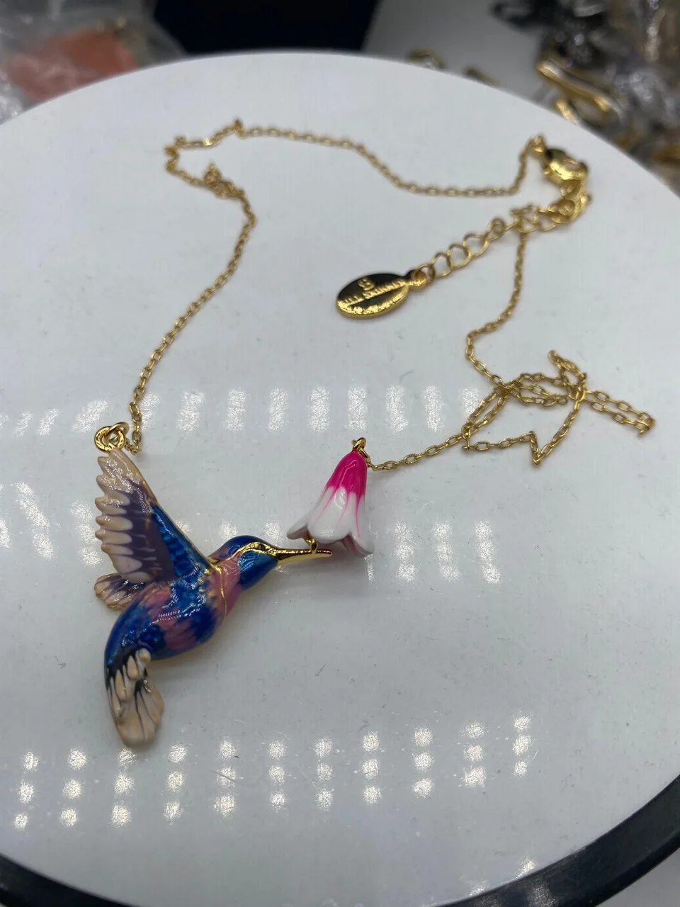 

European and American Foreign Trade Franc Color Fashion Bird Series Necklace