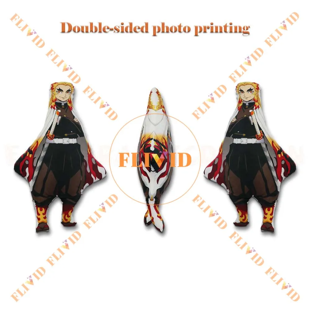 Пользовательская 3D подушка с персонажем мультфильма аниме забавная для