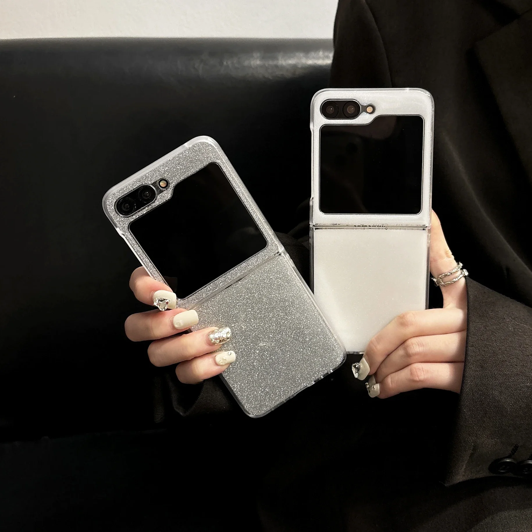 Чехол для Motorola Razr 50 Ultra razr50Ultra роскошный блестящий прозрачный складной