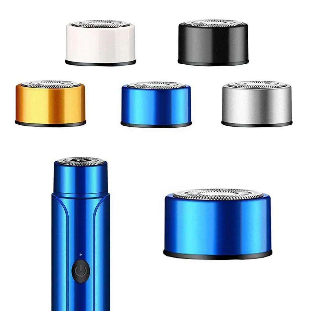 Head Replacement Portable Beard Head Universal Wet Dry Shav Trimmer 5 Round Rotary Men And Color Y4h7