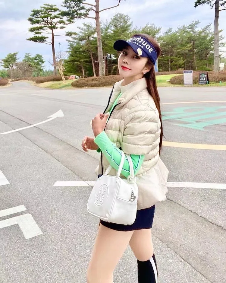 2022 Fashion new golf handbags pu handbags with webbing straps for daily sports unisex style high quality good quality handbags