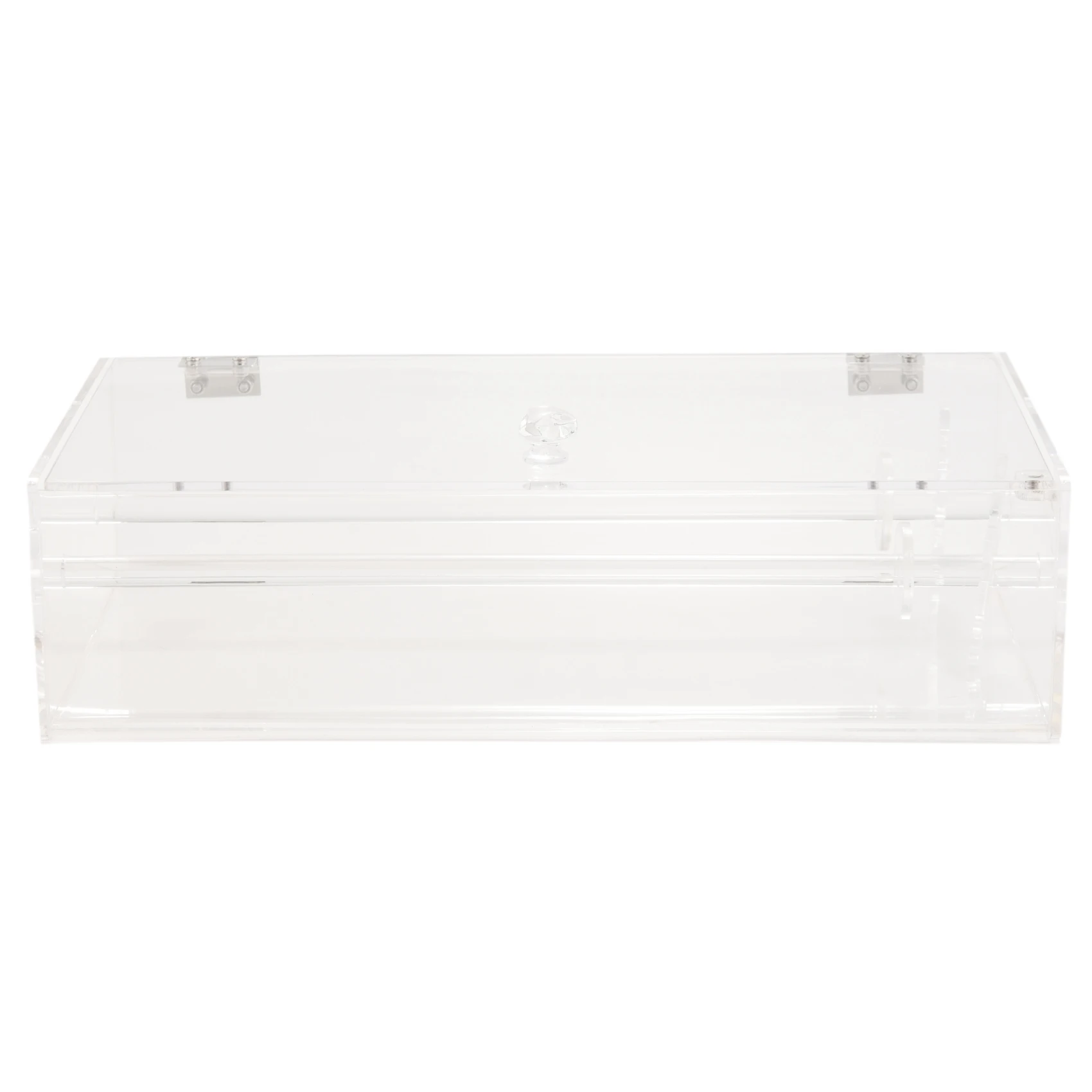 

Acrylic 24 Hooks Rotation Necklace Display Stand Pendant Display Organizer Holder Dust-Proof Jewelry Display Box