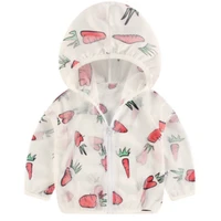 childrens sun protection hooded clothes jacket summer korean version fruit boy girl baby tops skin light air conditioning coat