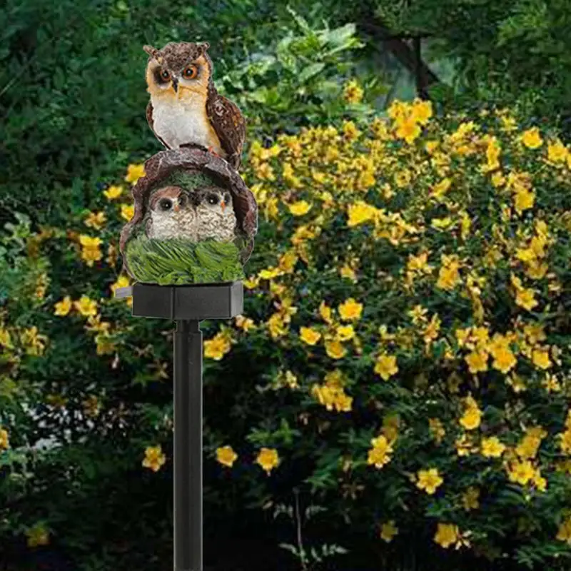 Фигурка птицы милая фигурка лампа для заднего двора газона ландшафта Декор