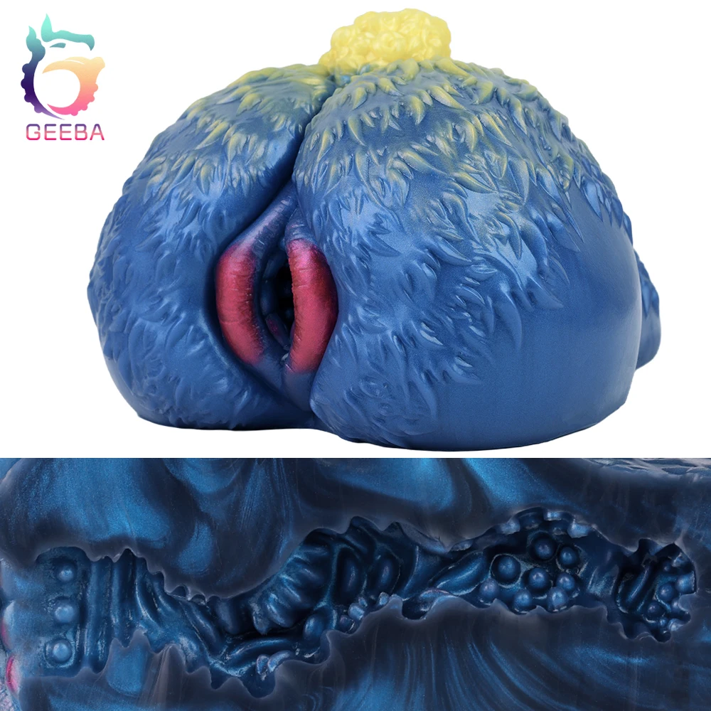 GEEBA Monster Pocket Pussy Мужской мастурбатор Beast Sheep Fantasy Силиконовая Onahole Секс-игрушка для