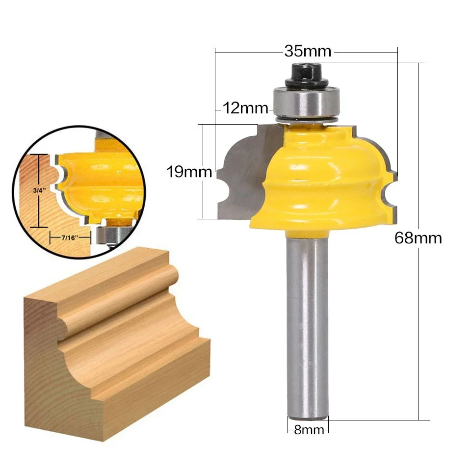 

Фреза для резьбы по дереву 8 мм