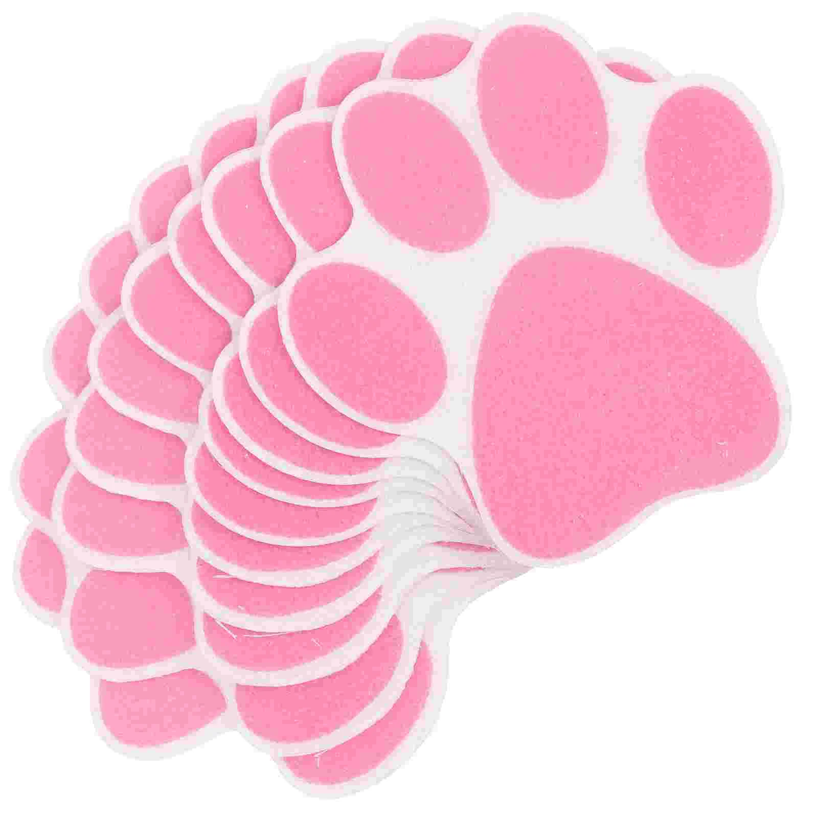 

10pcs Paw Floor Mat Swimming Pool Anti-skid Stickers Floor Decals Bathroom Supplies