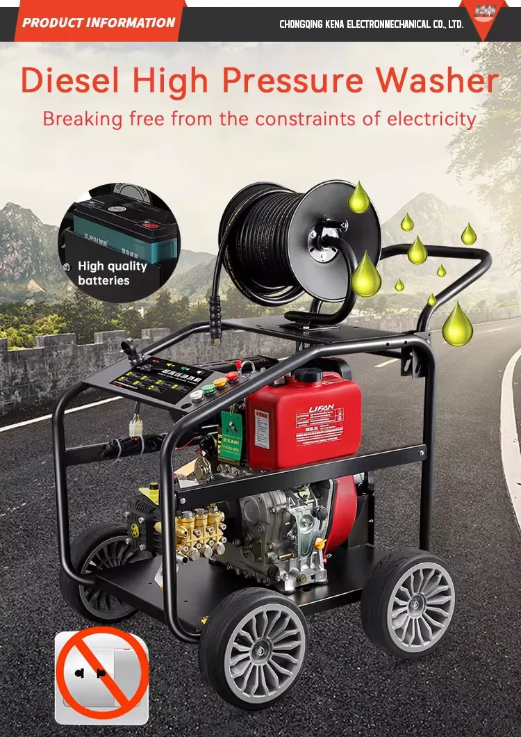 20hp 500bar 7200PSI 18LPM электрический двигатель портативная бытовая стиральная машина