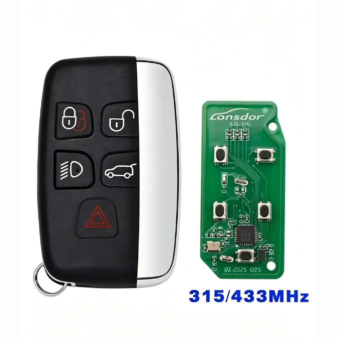 Фото Универсальный ключ Heynes Lonsdor JL30 315/433 МГц для Land Rover Jaguar 2010-2018, совместим с программаторами K518PRO/ISE/KW100, 2-в-1 №4