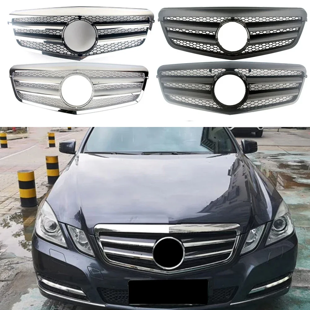 Передняя решетка гоночного бампера верхняя для подтяжки лица Mercedes Benz E-Class W212 2009
