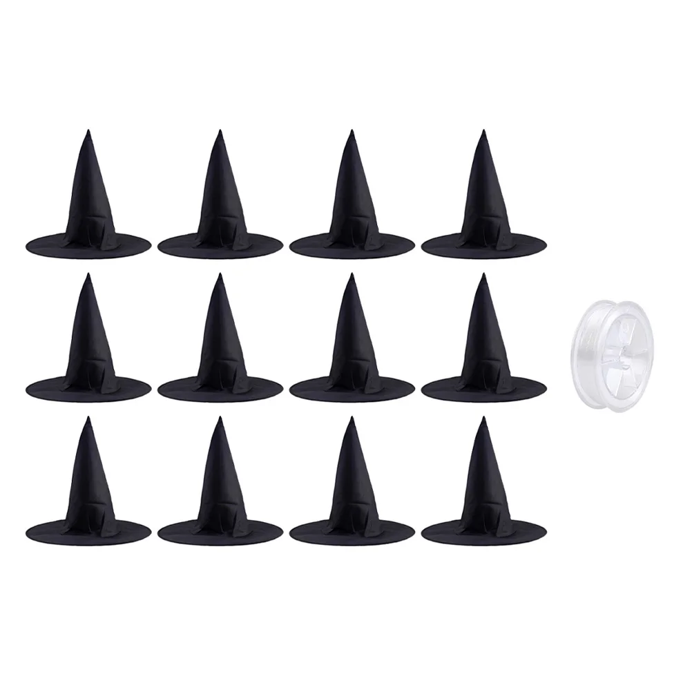 

Witch Hatblack Hats Costume Cosplay Wizard Hanging Party Accessories Decor Accessory Dressup Cap Mini Witches Small Decorative