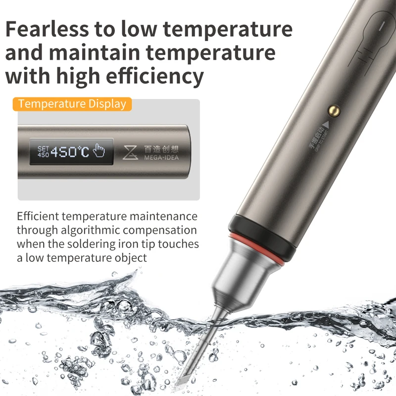 Паяльник QIANLI MEGA-IDEA Nano 20 Вт USB светодиодный дисплей 100-450 ℃ |