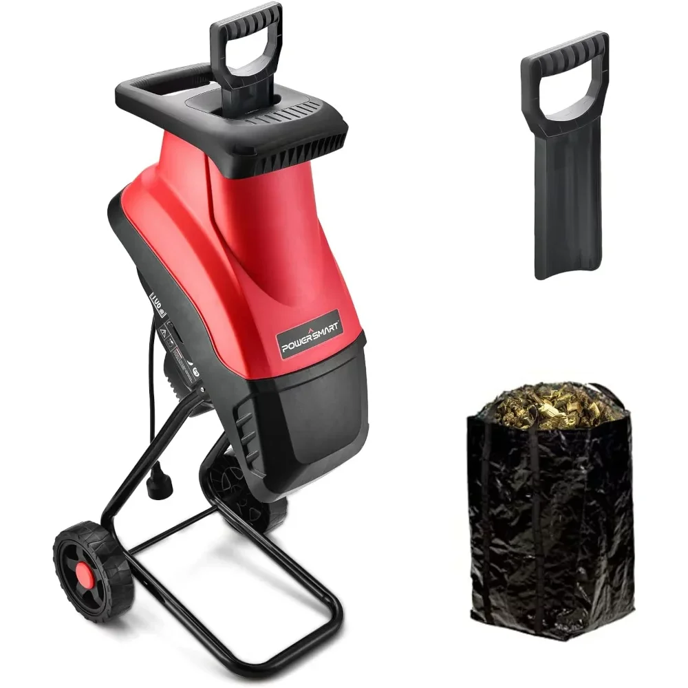 

PowerSmart PS10 15 Amp 120V Corded Electric Wood Chipper, Shredder, and Mulcher