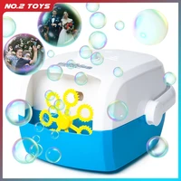 automatic bubble machine portable bubble machine for kids rechar summer outdoor party toy electric bubble making machine gifts