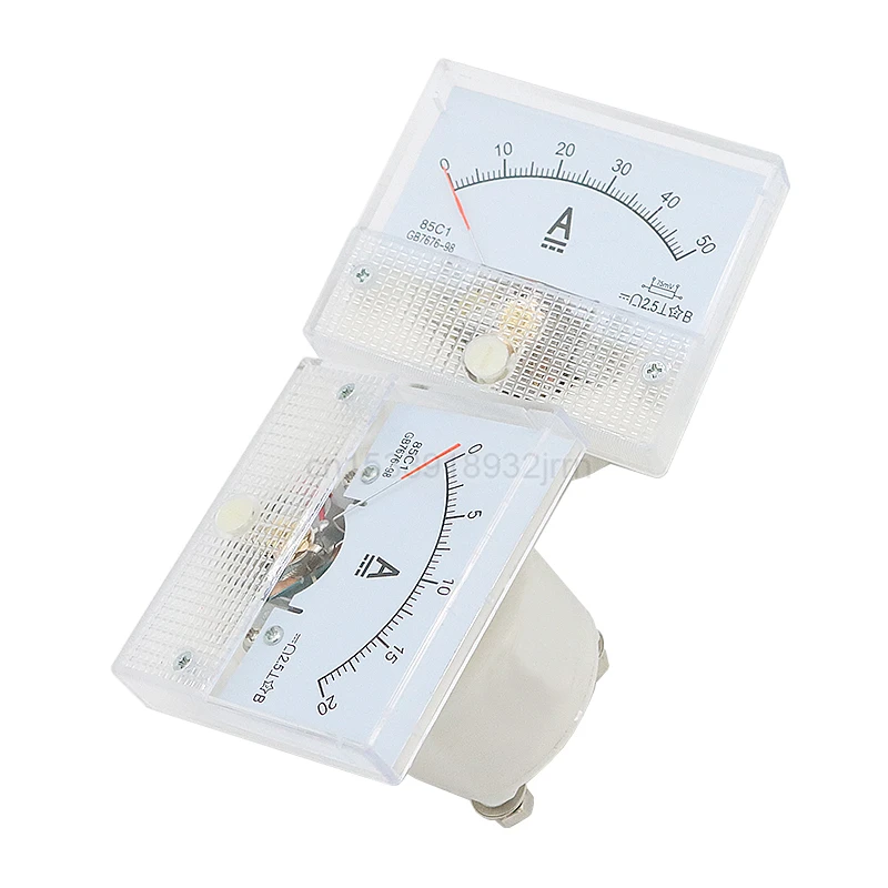 1 шт. Амперметр 85C1 DC аналоговая фотомеханическая указка типа 1A 5A 10A 20A 30A 50A 75A 100A 150A