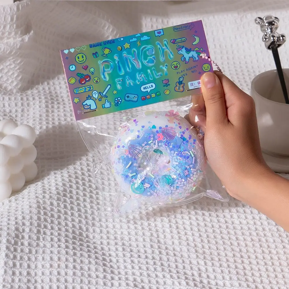 Креативные гигантские игрушки-пончики мягкие липкие декомпрессионные зажимные