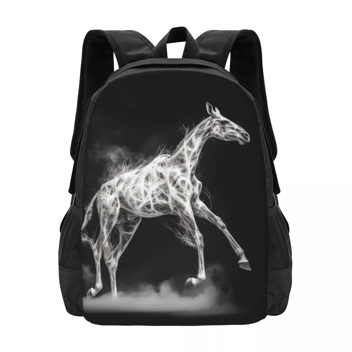 

Рюкзак с изображением жирафа мужские белые дышащие рюкзаки из полиэстера Kawaii, школьные ранцы, Университетский рюкзак на заказ