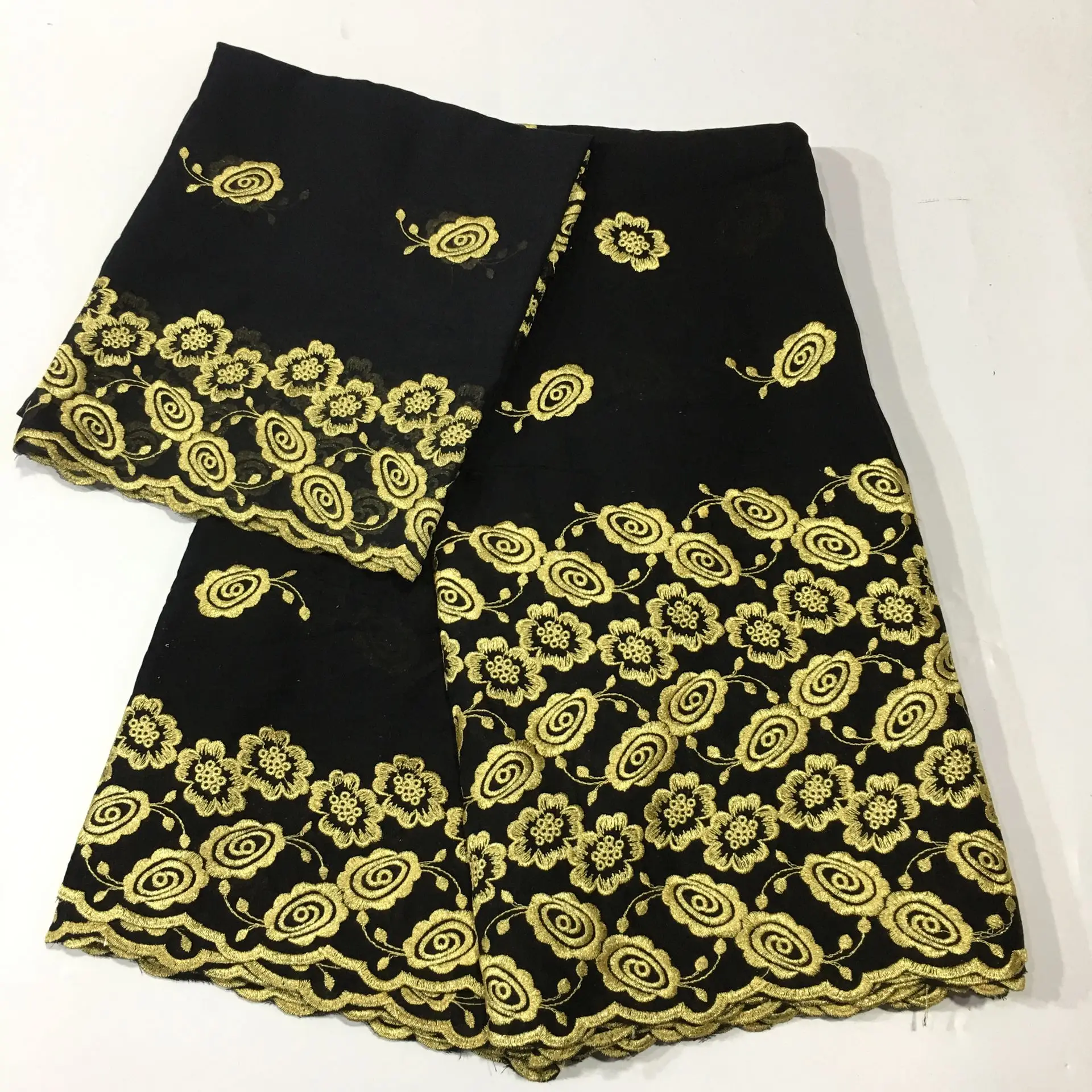 New Arrivals Cheap 5+2 Multicolor Swiss Voile Lace in Switzerland 100% Cotton Fabric African Swiss Voile Lace High Quality Dress