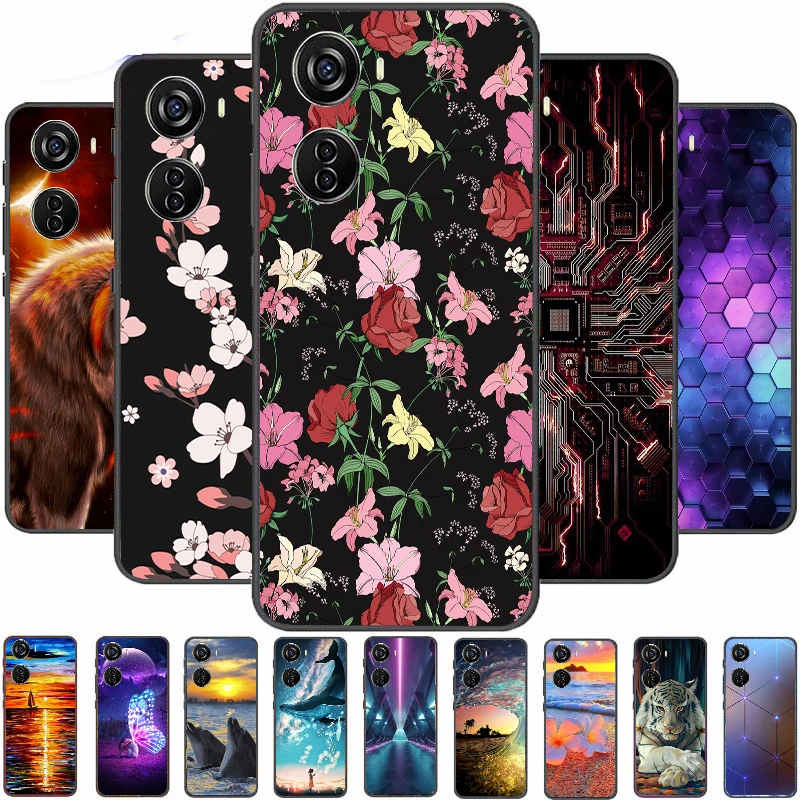 

Case For ZTE Blade V41 Vita Cover Soft TPU Cartoon Cute Coque Painting Fundas Bumper Shell Back Colorful Phone