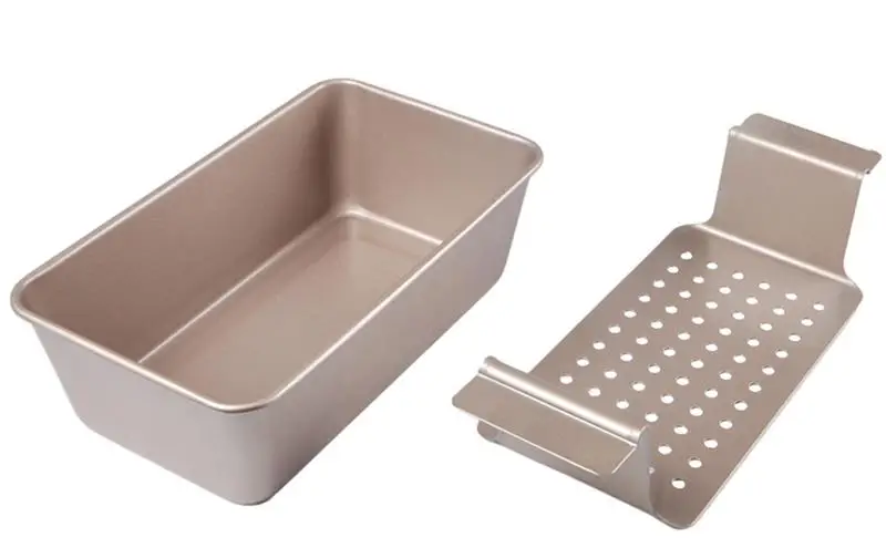 

Антипригарная посуда для выпечки, безопасные формы для выпечки, пищевые кастрюли для хлеба 9x 5 дюймов с фильтром, кухонные принадлежности