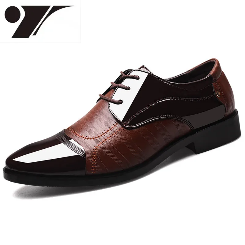 

New Large Size Fashion Men's Business Formal Leather Shoes Pointed Toe Comfortable Men's Shoes Slip-on Casual Shoes