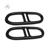 car tail pipe cover is suitable for 2020 mercedes benz gla four out 304 stainless steel exhaust pipe decoration frame appearance