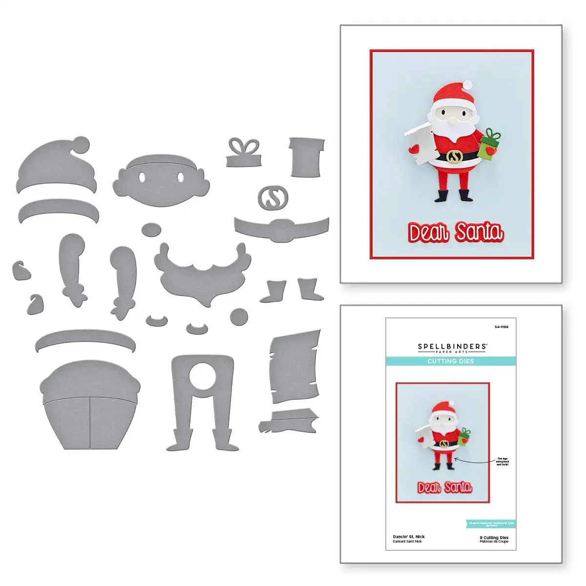 

Santa Claus Metal Cutting Die 2022 New Arrive Templates DIY Scrapbooking Paper Making Crafts Cuts Card