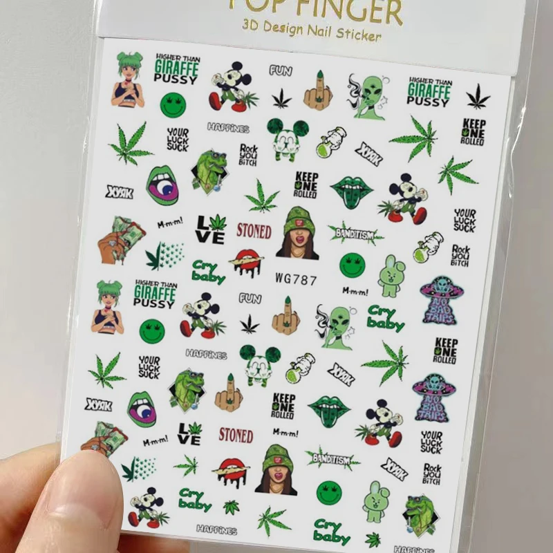 1 упаковка брендовые новые наклейки для ногтей в стиле Дисней мультфильм Король