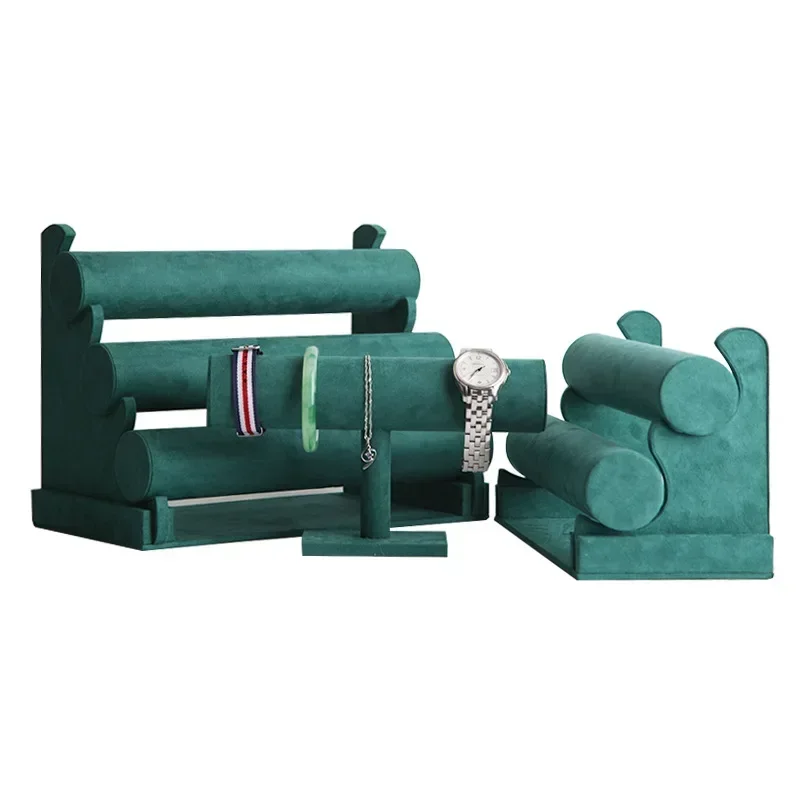 Держатель-подставка для ювелирных изделий портативная Вельветовая стойка в