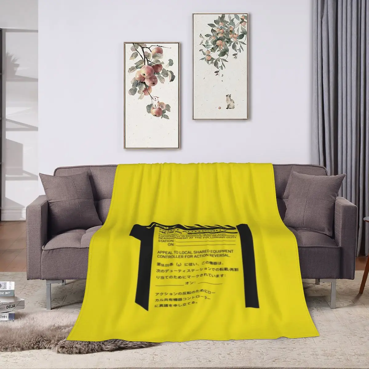 Ультра-мягкое Флисовое одеяло с наклейкой Port Administration