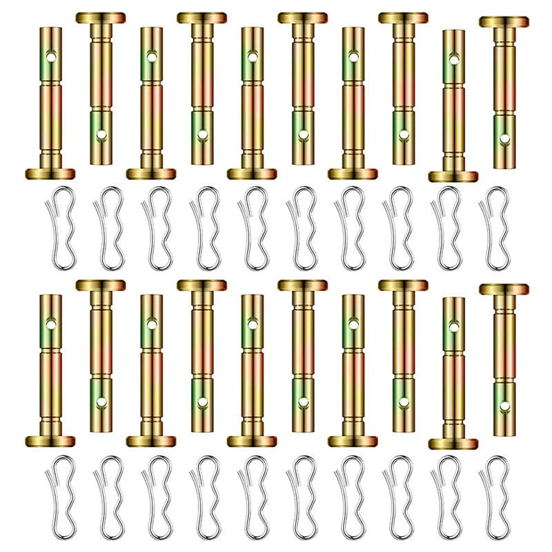 

40 Pieces Shear Pins And Cotter Pins 738-04124 And 714-04040 Replacement Shear Pin And Bow Tie Lock Cotter Pin Kit