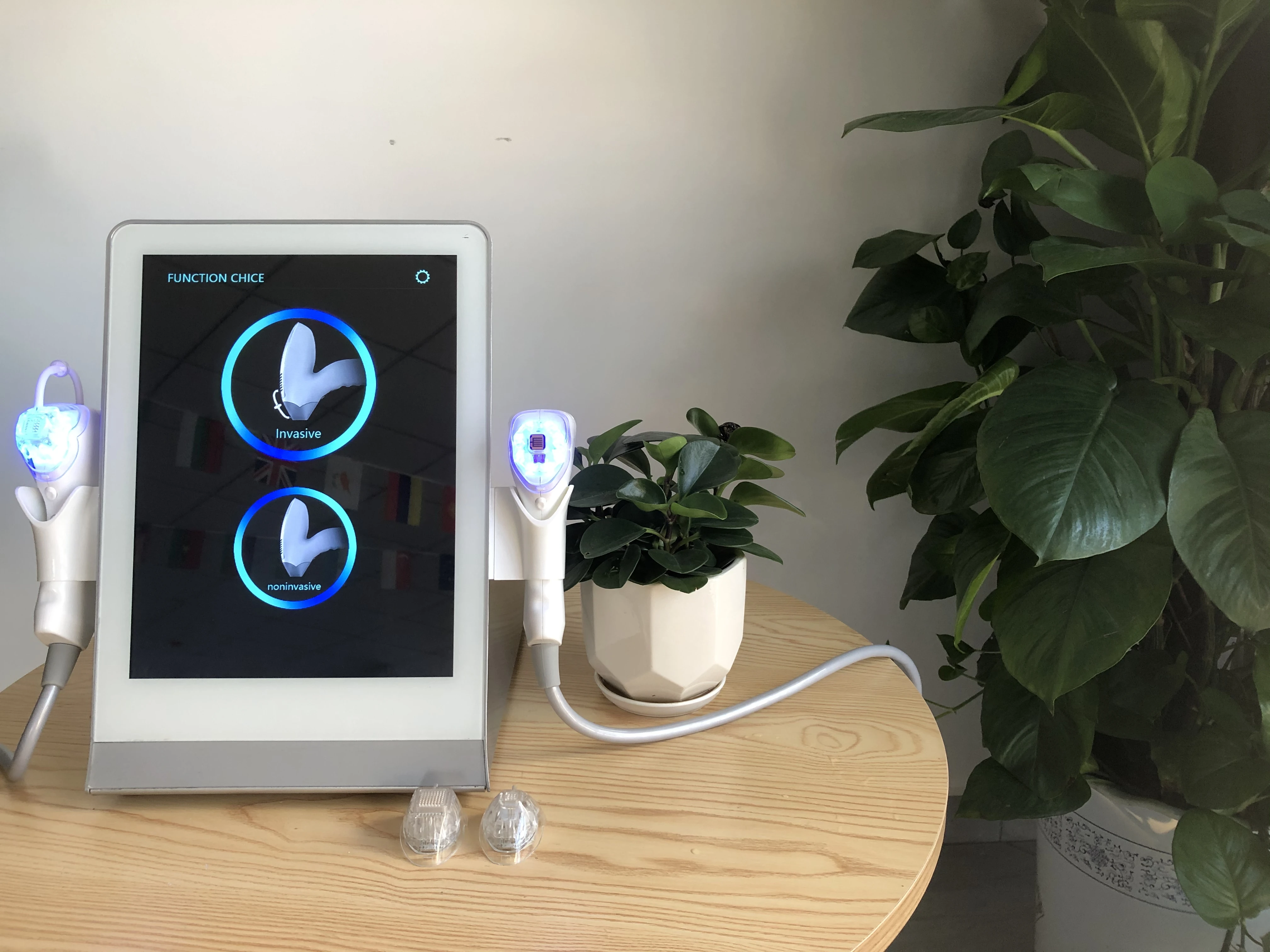 

2023, профессиональная Золотая игла для удаления морщин и акне, 2 в 1