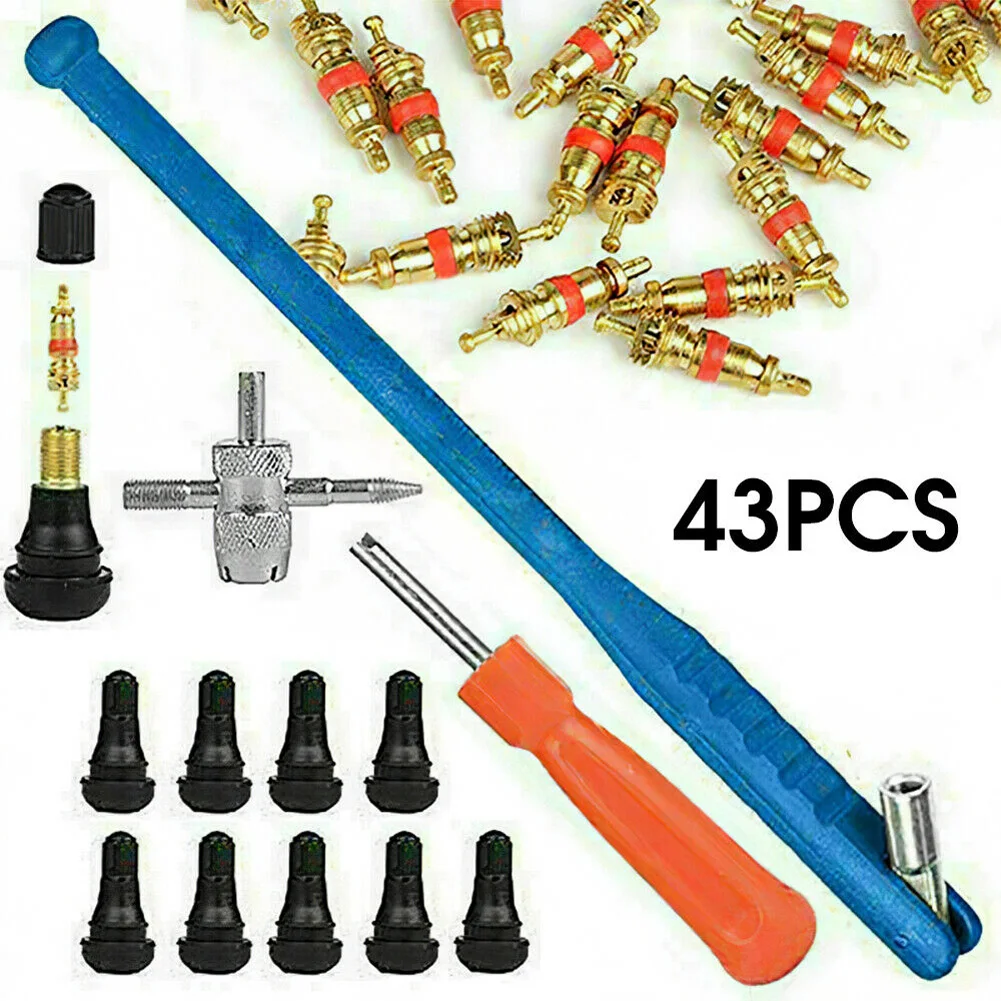 

43pcs Car Tyre Valve Stem Puller Base Quick Remover Tire Installer Repair Tool Engine Components Fuel Check Valve