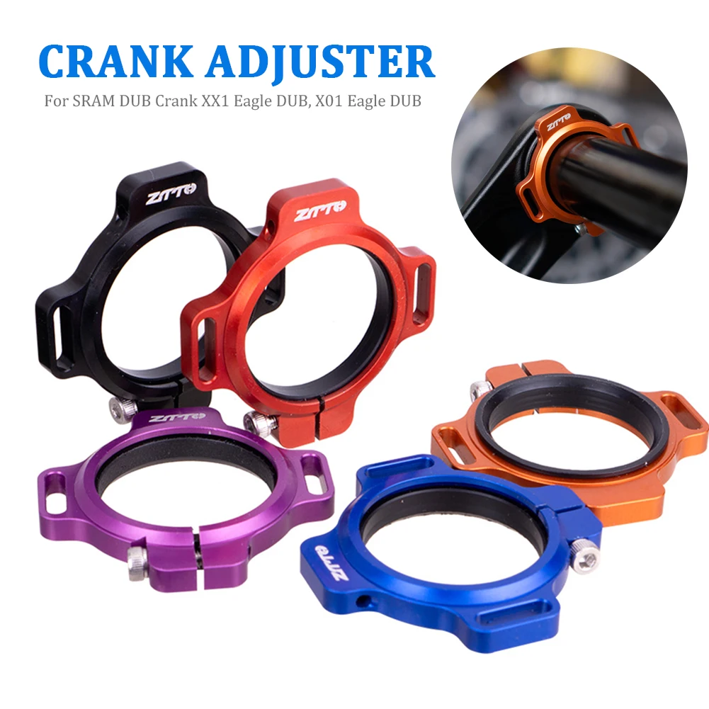 

MTB Crank Chainring Adjuster Bottom Bracket Preload Adjuster Kit DUB Crank 28.99mm Spindle Adapter Aluminum Alloy For S-RAM DUB