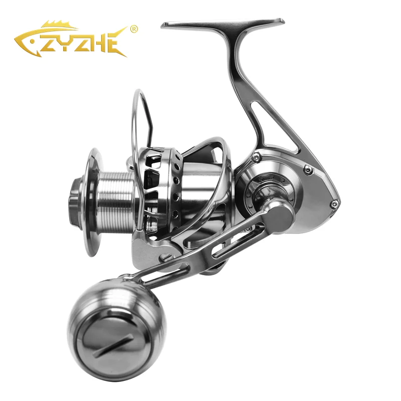 

Full-Metal Spinning Fishing Reel 30-40KG Max Drag Carved CNC Iron Plate Stainless Steel Anti-seawater Sea Fishing Wheel Tackle