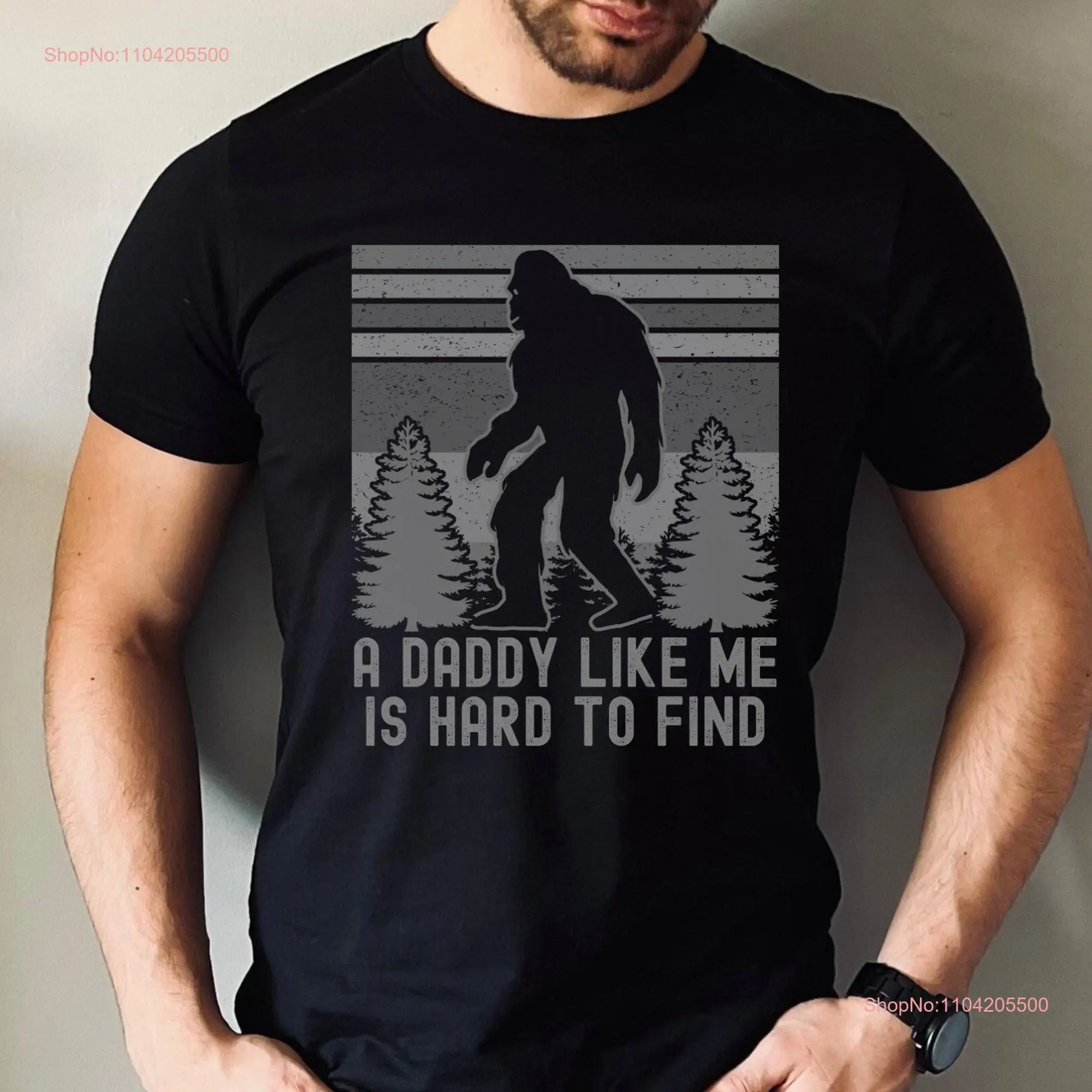 Футболка A Daddy Like Me Is Hard To Find BigfooT для мужчин забавная футболка на день отца Sasquatch