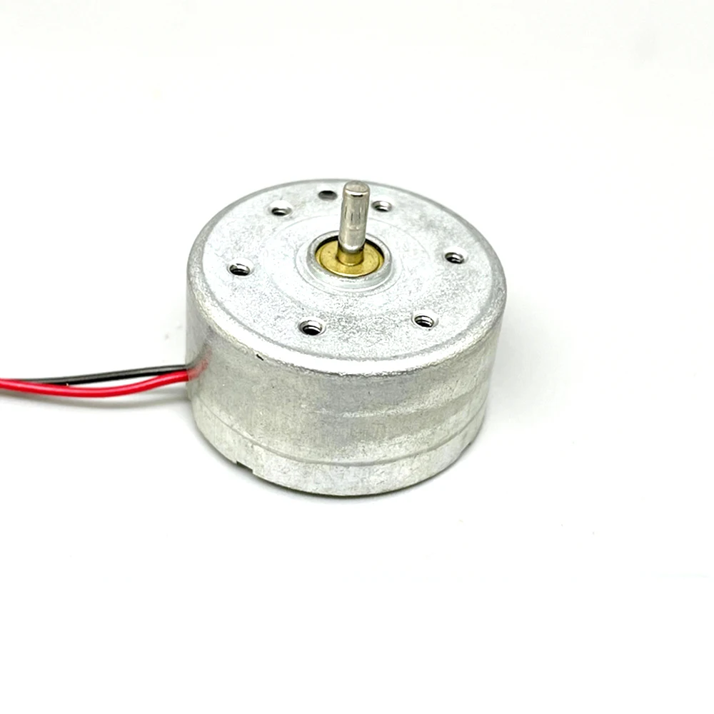 Mini 24mm Round Motor Micro 300 Solar Power DC Motor DC 1.5V-12V 9V for Solar Panel  Electric Hobby Toy Model Accessories