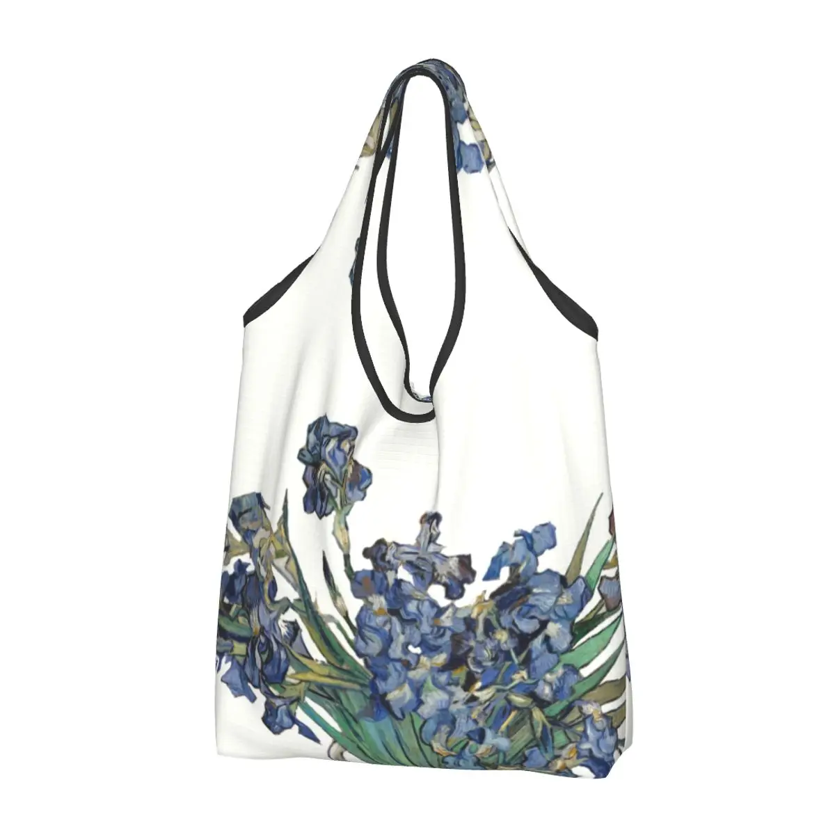 

Сумка для покупок с картиной Винсента Ван Гога, сумочка для покупки продуктов, тоут на плечо, вместительный портативный чемоданчик с цветочным рисунком