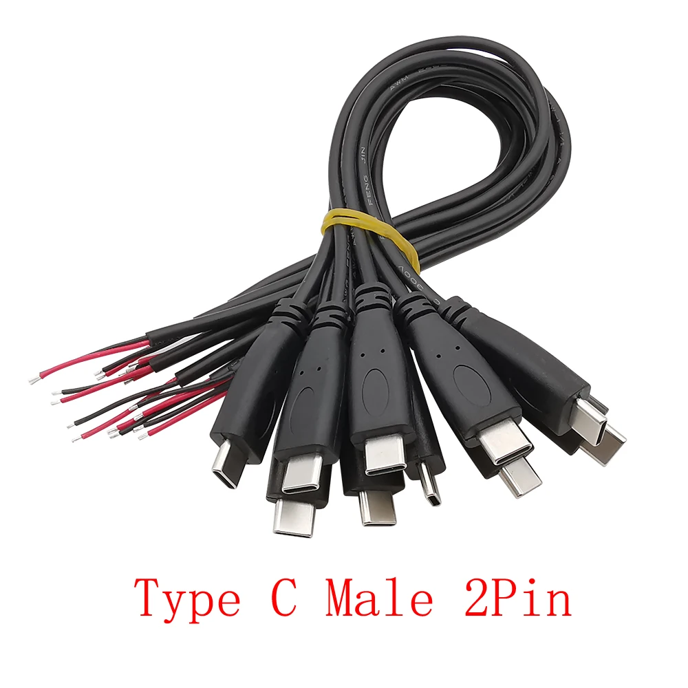 

Кабели USB Type C 2 Pin для пайки