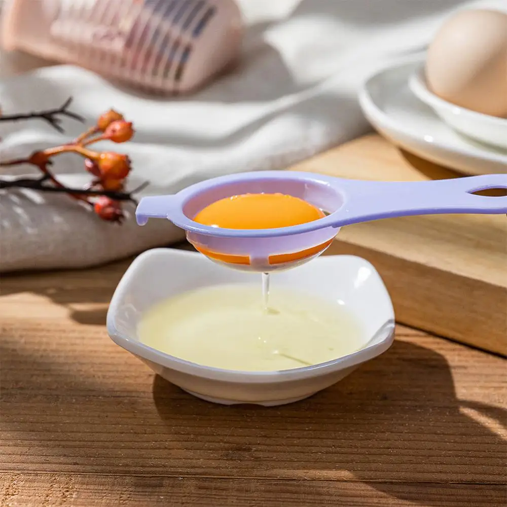 

Egg Filter Household White Separates Sieve Kitchen Baking Convenient Eggs Tool Kitchen Accessories Egg Spoon Egg Separator Mini