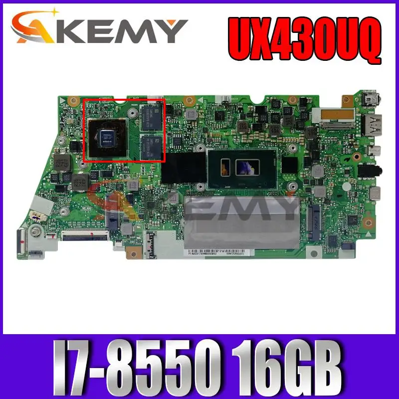 

UX430UQ is for ASUS UX430UN UX430UV UX430UQK U4100U motherboard with16G RAM and I7-8550U 100% test runs well