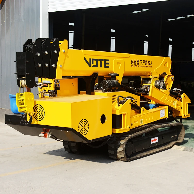 

Mini Spider Crane Crawler Crane with Hydraulic Telescopic Outrigger Small Cranes Provided Construction Works 3 Ton Engine Hoist