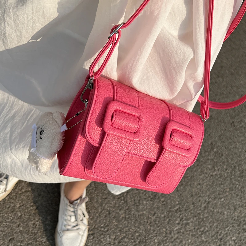 

Niche bag popular new trendy all-match high-quality texture fashion messenger small square bag