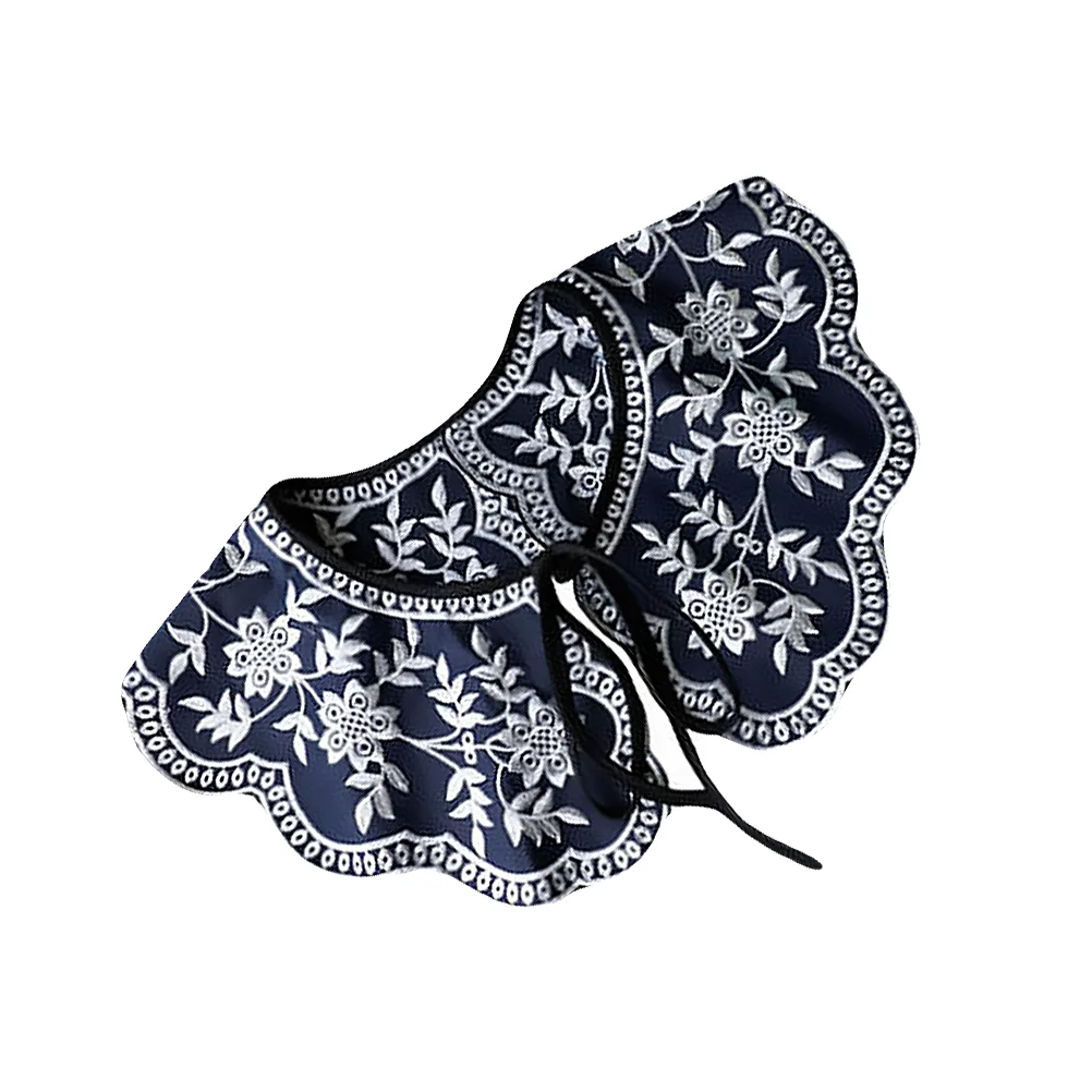 

1 Pc Fake Embroidery Collar Fake Collar Shawl Decorative Shirt Collar