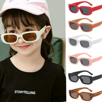 kids small rectangle sunglasses boy girls square frame luxury gift sun glasses children outdoor travel uv400 eye protection