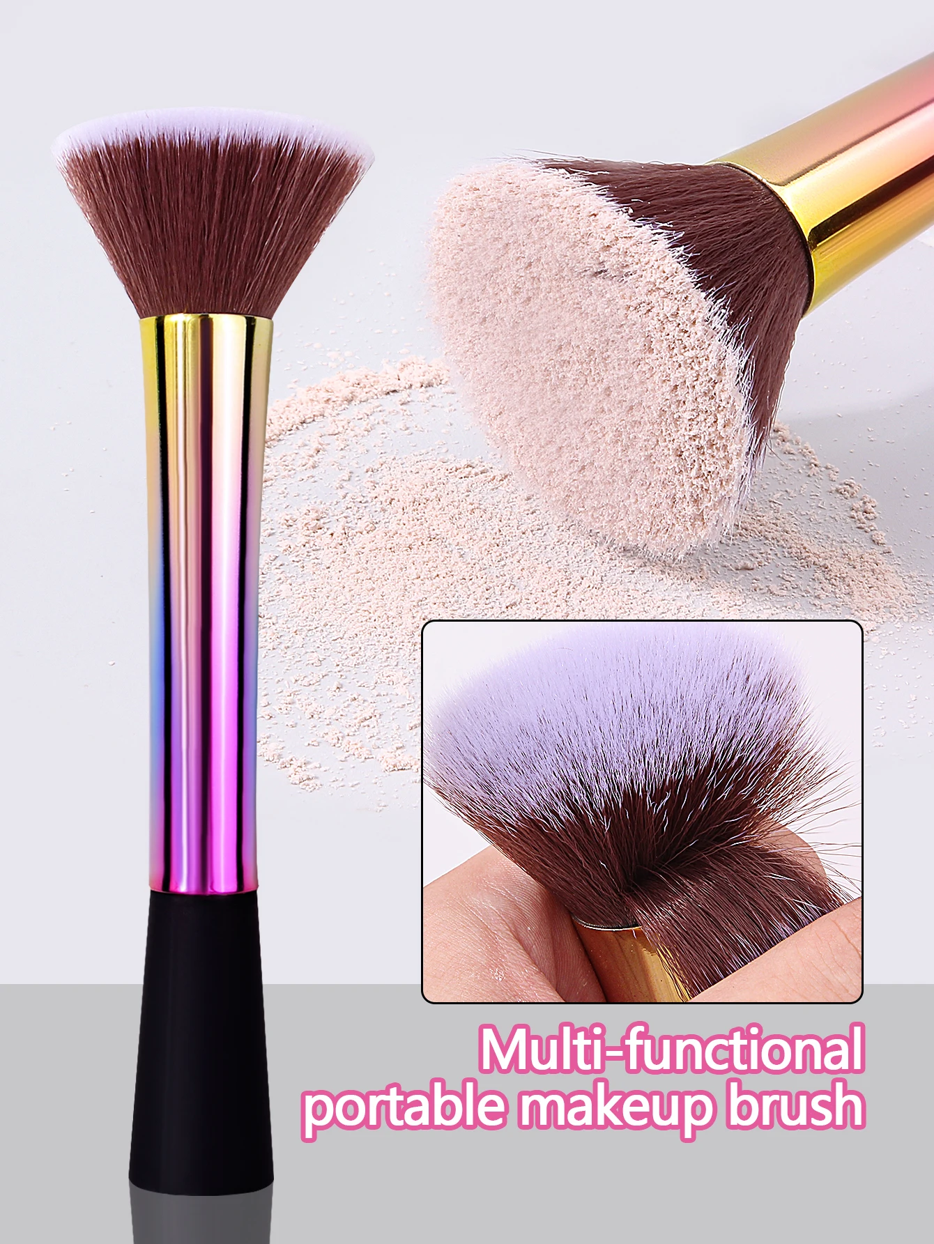 Кисти для макияжа Кабуки с плоским верхом 1 шт.