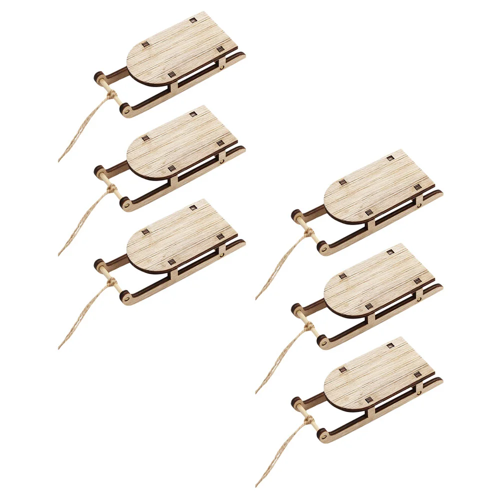 6 шт. деревянные сани | Спорт и развлечения