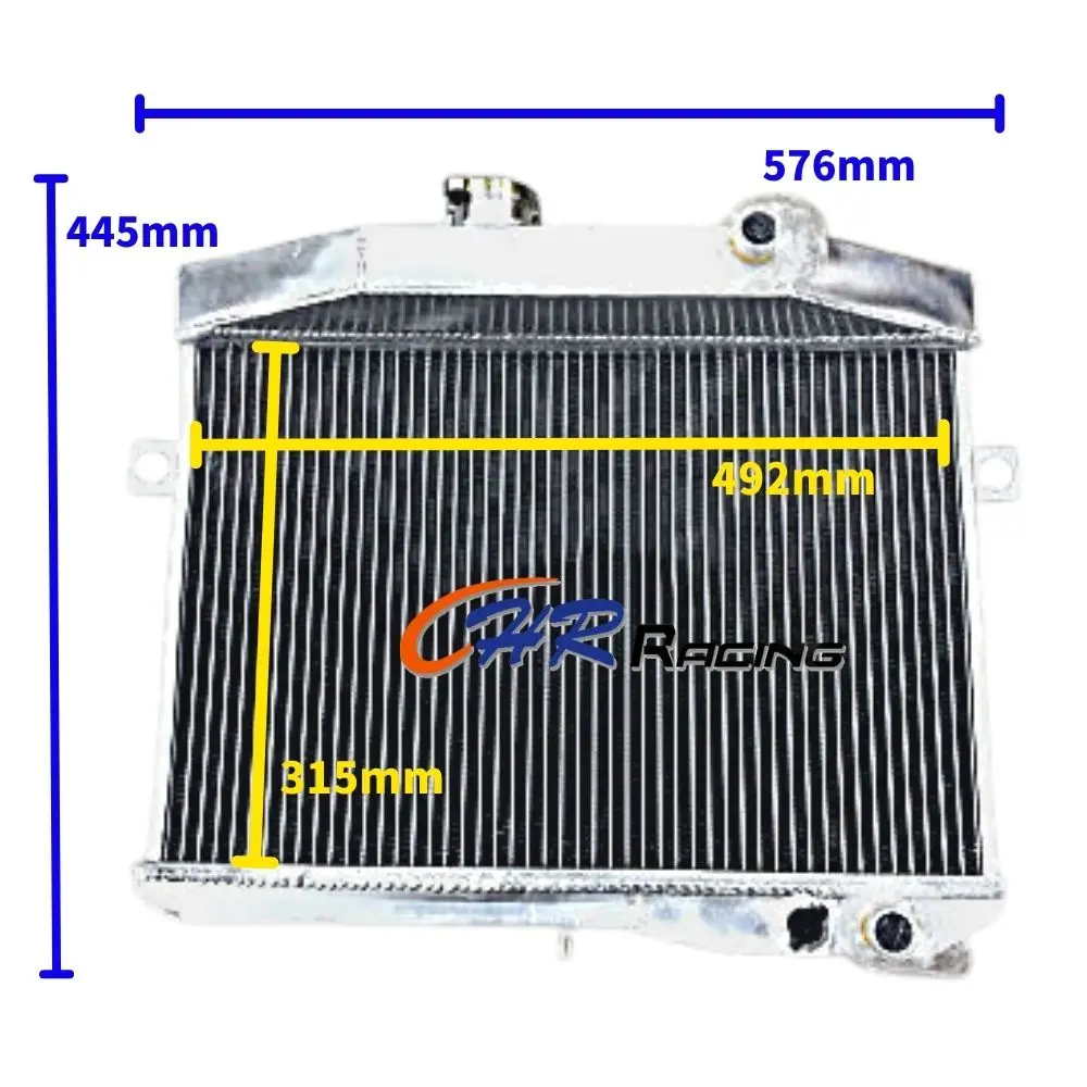 

3ROW Aluminum Radiator For 1959 - 1970 Volvo P1800 B18 B20 Engine GT MT 1959 1960 1961 1962 1963 1964 1965 1966 1967 1968 1969