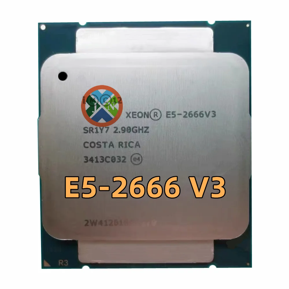 Used Xeon E5-2666V3 E5 2666v3 E5 2666 v3 2.9 GHz Used Ten-Core Twenty-Thread CPU Processor 25M 135W LGA 2011-3