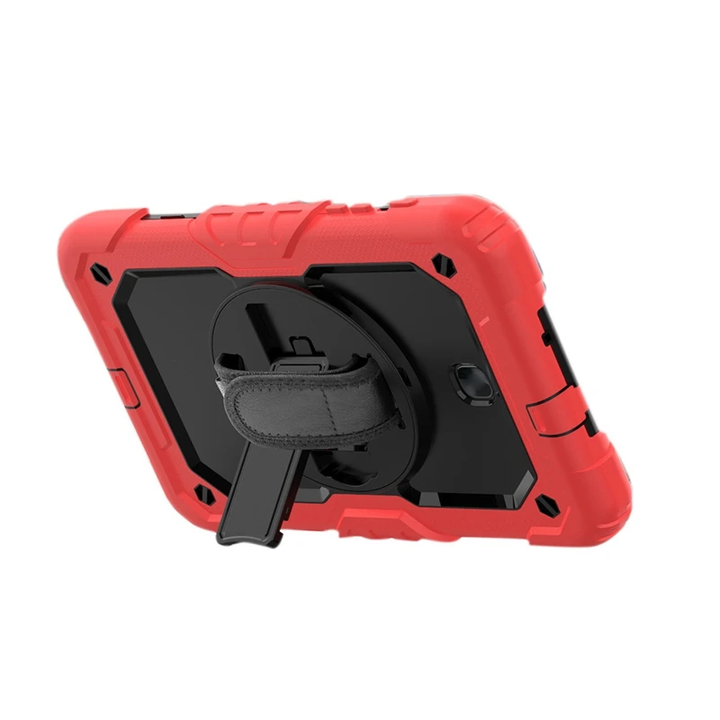 

Tablet Shockproof Sturdy Bracket Shoulder Strap Protective Case For Samsung Galaxy Tab A 8.0 Inch Sm-T387